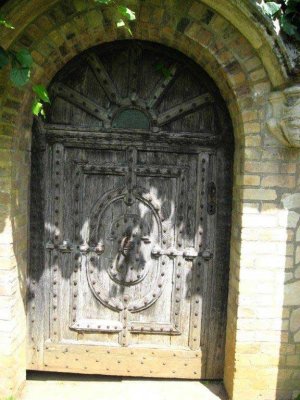 door from ramsey abbey