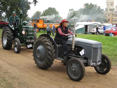 parade of motor tractors