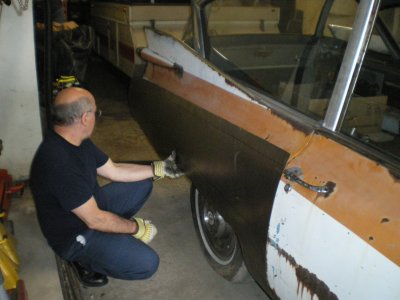 3/4 Quarter panel prototype on Superior ambulance
