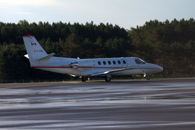 Transport Canada plane at YOW