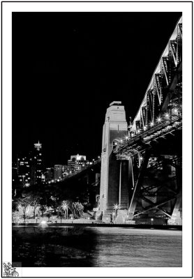 Sydney Bridge By The Pier.
