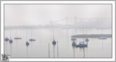 Foggy Morning Marlston Boat Harbour.