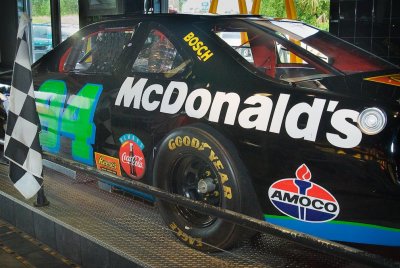 NASCAR and a Big Mac