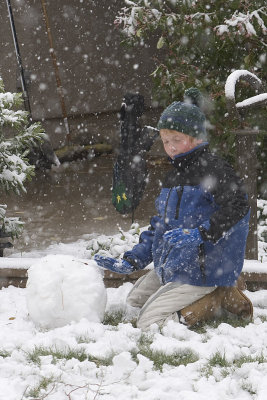 Snow Man or Snow Fort beginning?