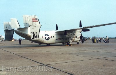 Grumman C-2 Greyhound 155124/JM34 VR-24 Sqdn.