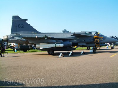 Saab JAS39 Gripen 39162/G R.Swedish AF F7 Wing