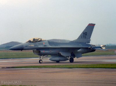 General Dynamics F-16A      81-0713/HR    496TFS/50TFW