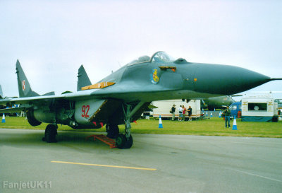Mig 29 'Fulcrum'   92   Polish AF