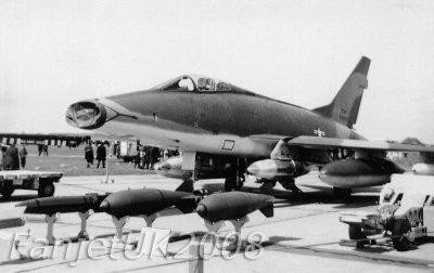 North American F-100D Super Sabre. 48thTFW Lakenheath.