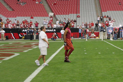 Larry Fitzgerald and his tunes