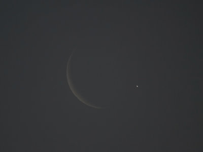 Moon & Venus, Tempe, AZ, 2009