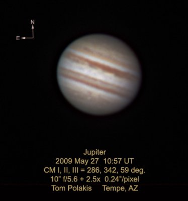 Jupiter: May 27, 2009