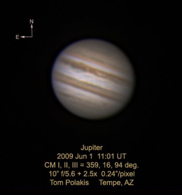 Jupiter: June 1, 2009