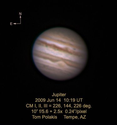 Jupiter: June14, 2009