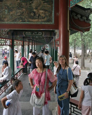 Blending in the Long Corridor Summer Palace