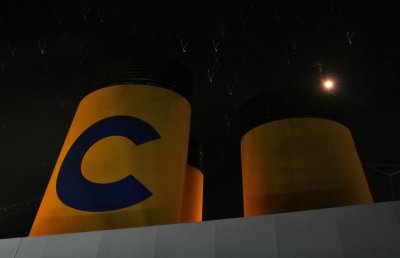 C for Cassiopeia--note ship's motion