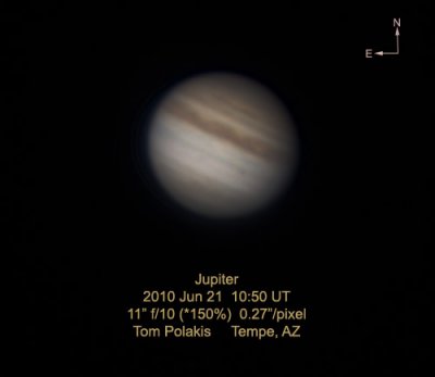 Jupiter: June 21, 2010