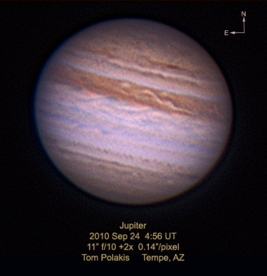Jupiter: September 24, 2010 - sharper and noisier