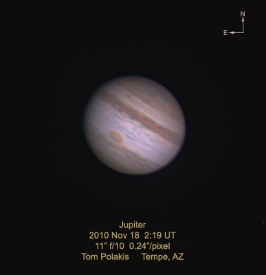 Jupiter: November 18, 2010