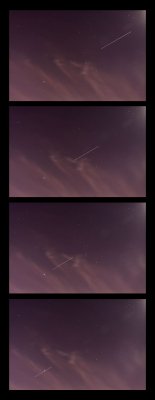 ISS passing through Orion and Canis Major - 10/4/12