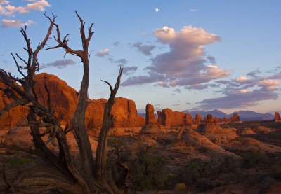 Moonrise at Sunset