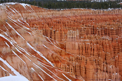 Bryce Canyon Snow Lines