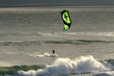 Kite Surfing, Santa Cruz, Ca