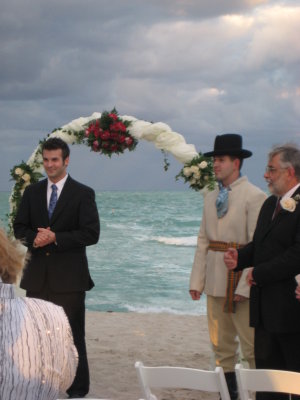 Martins awaiting his bride