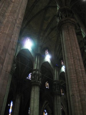 Huge arches of the Duomo