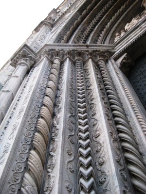 Intricate facade