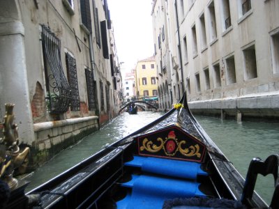 Taking a gondola ride