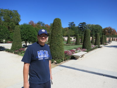 Marco at Parque del Retiro