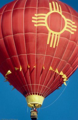 Flight to Balloon Fiesta, Albuquerque, NM, Oct.1998