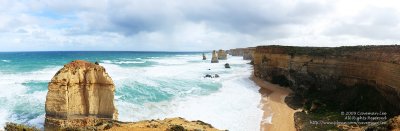 Panorama of Melbourne and the Great Ocean Road