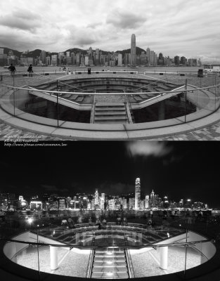 Victoria Harbour Day and Night