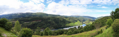 Panorama on the hill