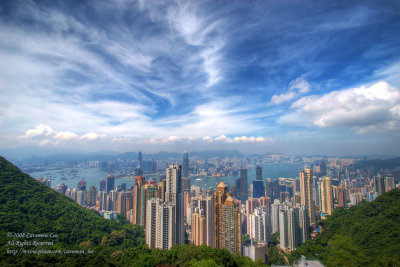 Cirrus over Hong Kong