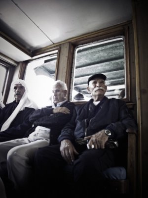Three Men On Ferry #13124