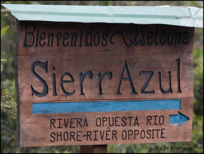 9628 Sierr Azul sign