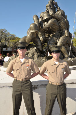 John and Joey in their new duds