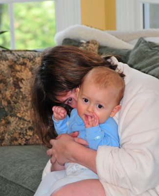 Chistmas Morning with Mommy