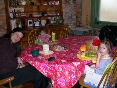 Mom and the girls