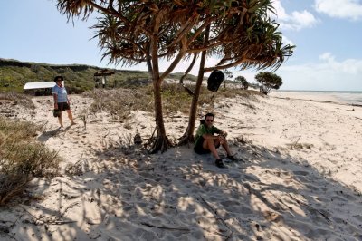 Resting on the beach, Captain Billy Landing (DSC4407)