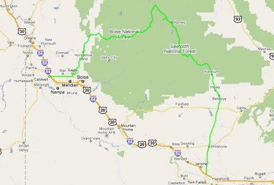 Route Driven Map