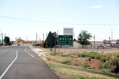 Heading to Petrified Forest Route 66Winslow, Arizona