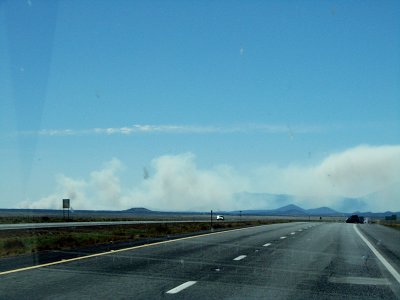 Forest Fire near I-40W