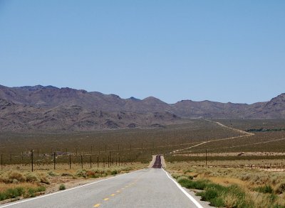 Heading into Mojave National Preserve