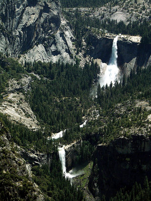 Vernal_Nevada Falls from Glacier Point