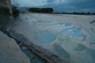 Pamukkale and the ancient Roman ruin Heirapolis