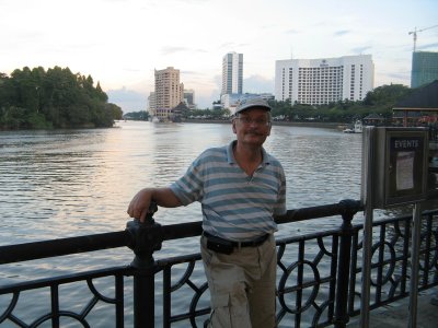 George at Kuching river
